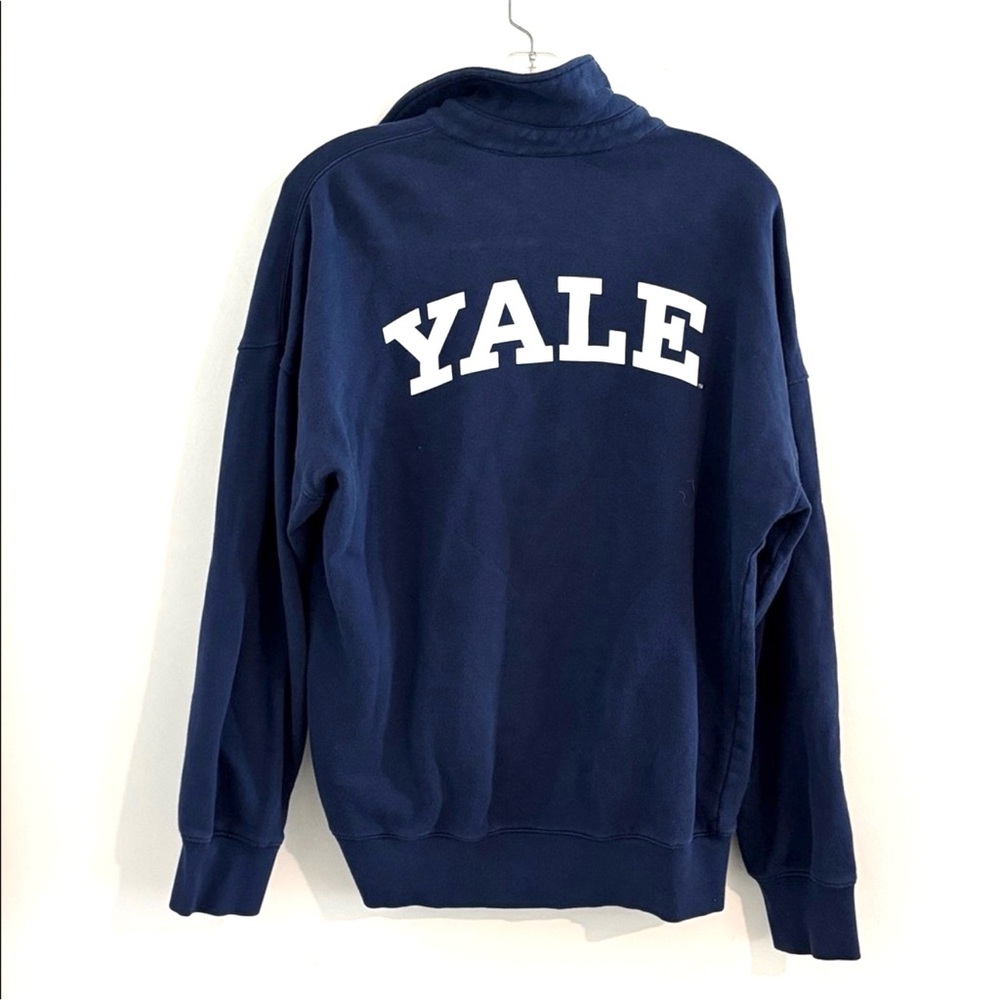 H&M YALE Size S/ Oversized Dark Blue Zip Up Men's Sweater